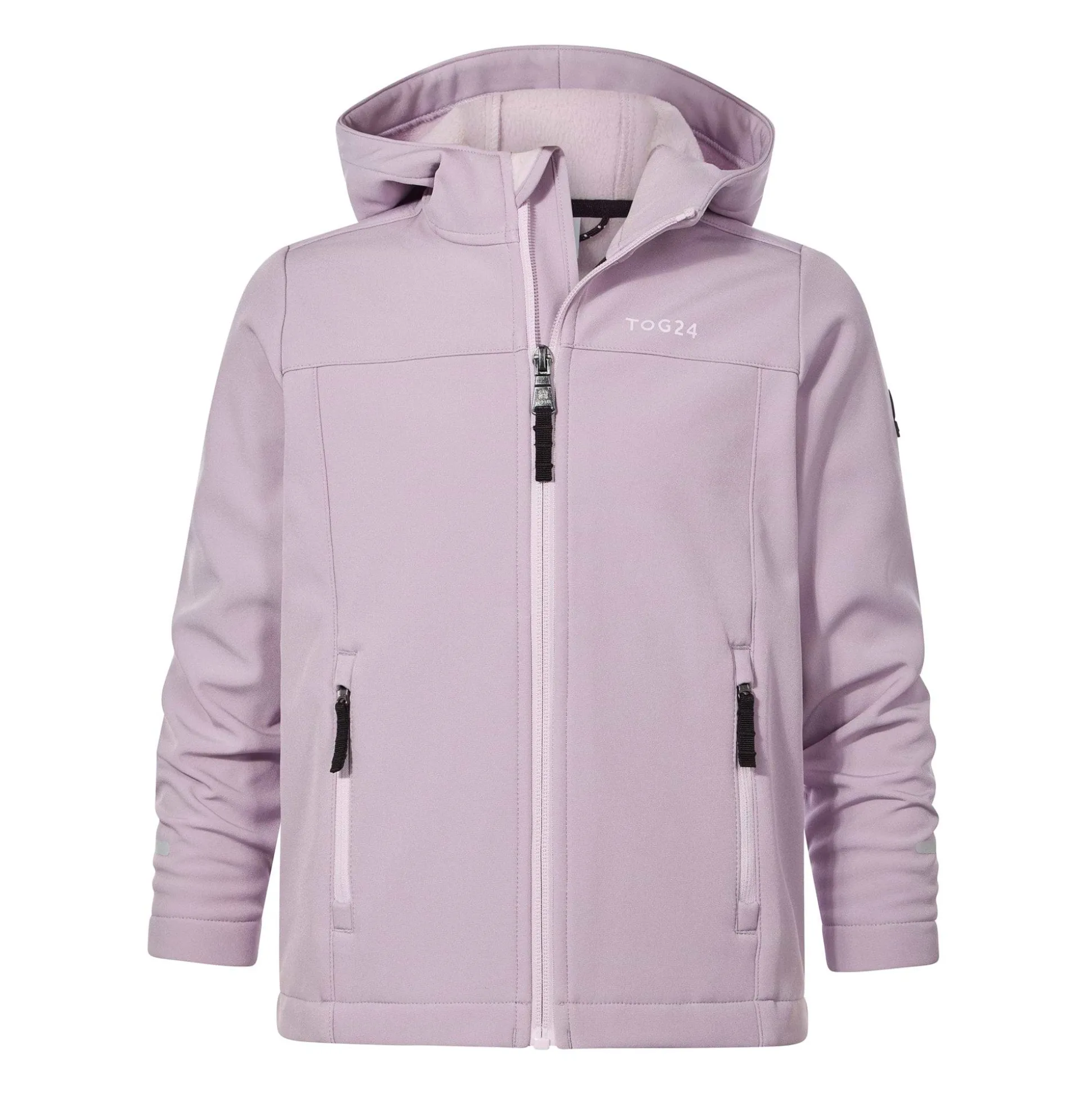 Koroma Kids Softshell Hooded Jacket - Lavender Grey