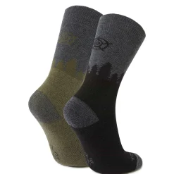 Krems Trek Socks - Black/Khaki