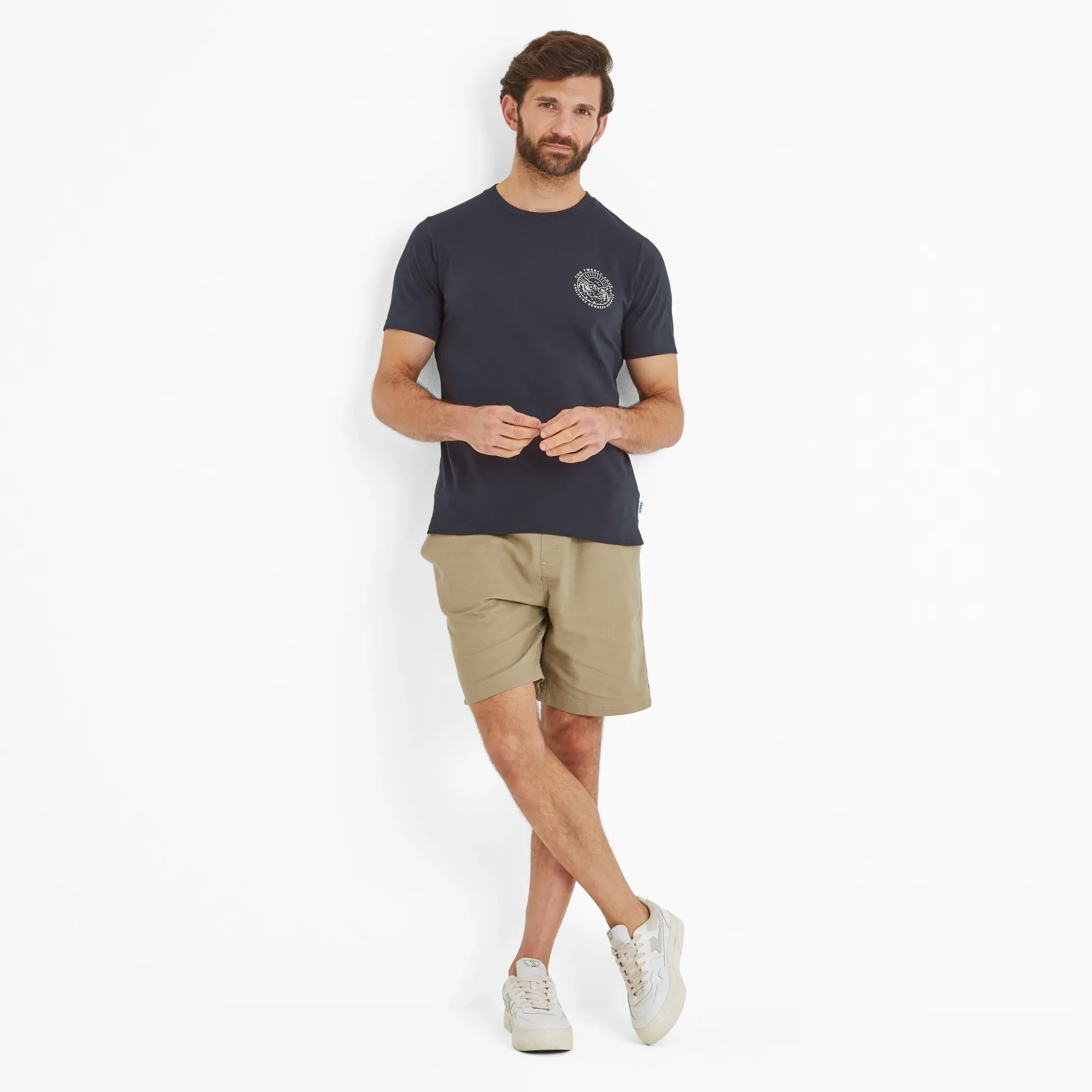 Lakes Mens 100% Cotton Supersoft T-Shirt - Dark Indigo
