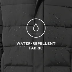 Langrick Mens Long Insulated Jacket - Black