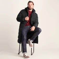 Langrick Mens Long Insulated Jacket - Black