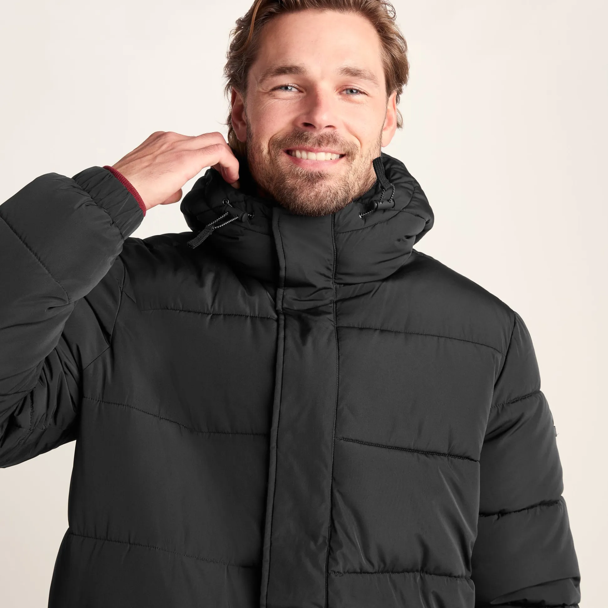 Langrick Mens Long Insulated Jacket - Black
