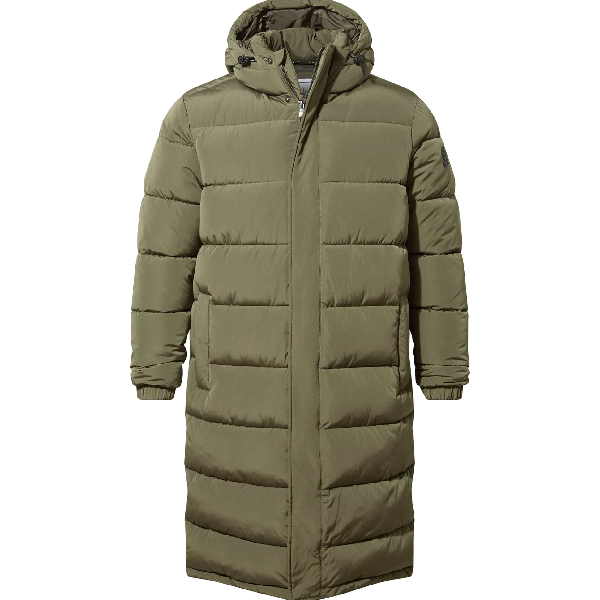 Langrick Mens Long Insulated Jacket - Khaki