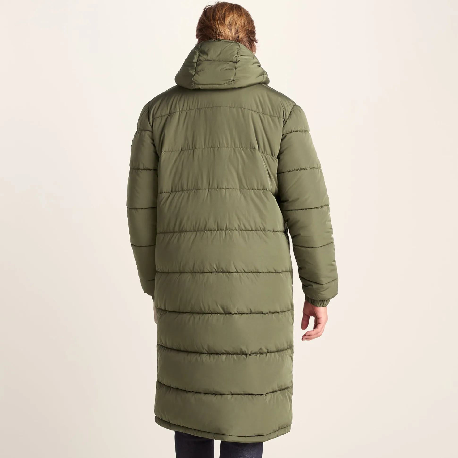 Langrick Mens Long Insulated Jacket - Khaki