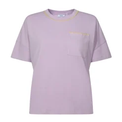 Laurie Womens 100% Cotton Supersoft Boxy Fit T-Shirt - Lilac Blossom