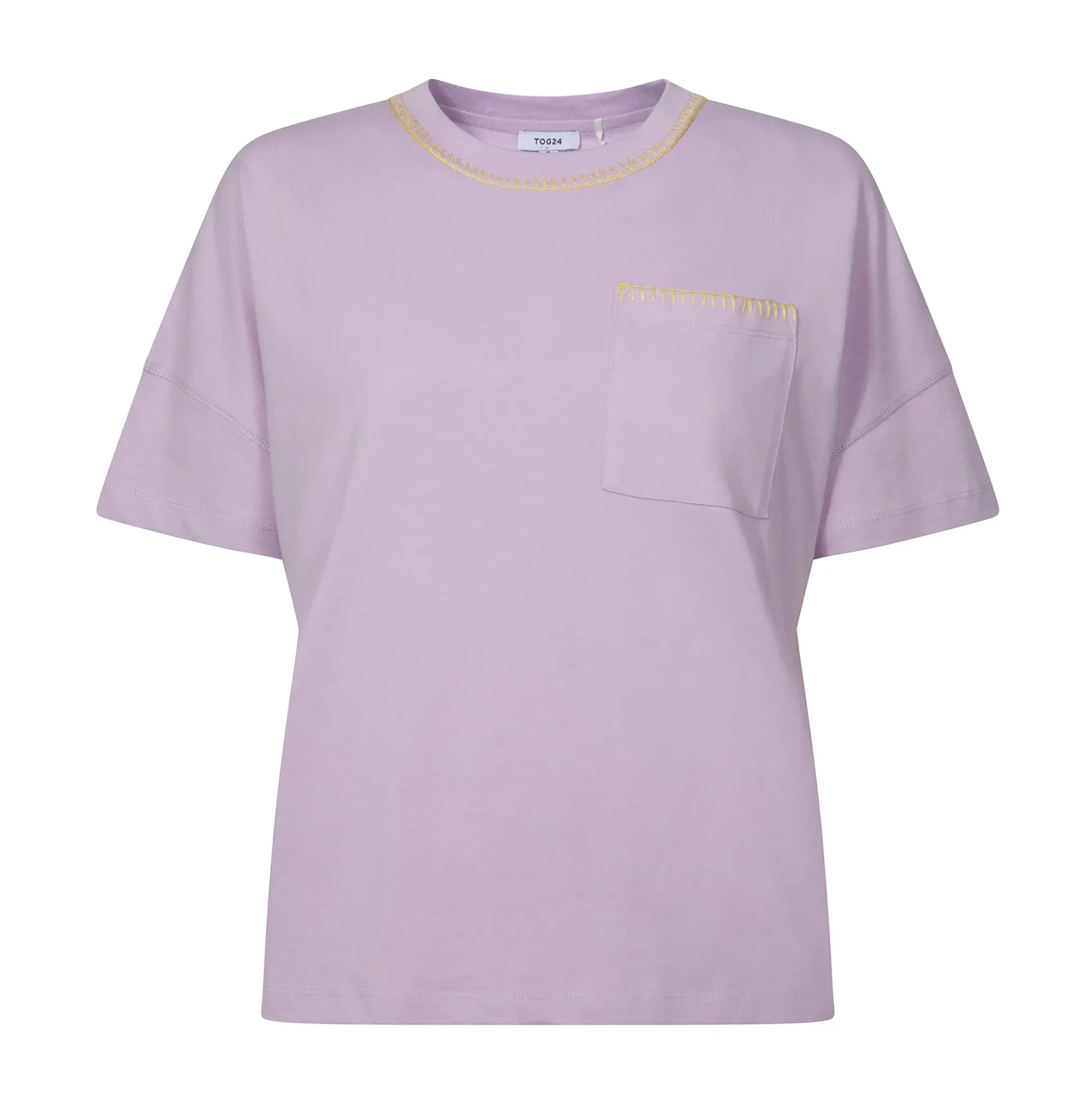 Laurie Womens 100% Cotton Supersoft Boxy Fit T-Shirt - Lilac Blossom