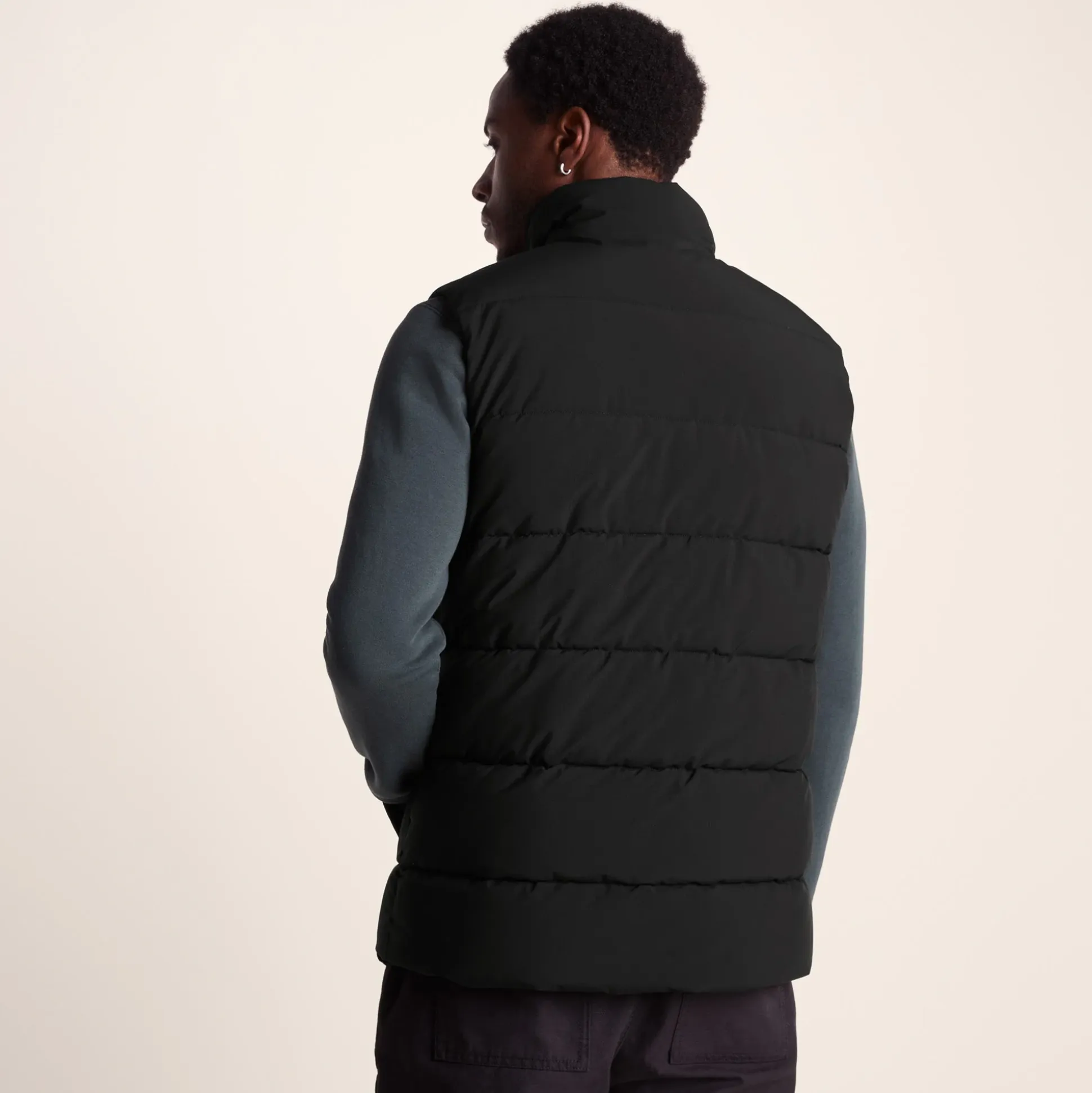 Leighton Mens Shower Resistant Insulated Gilet - Black