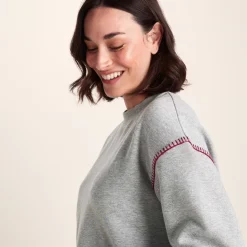 Lillia Womens Supersoft Sweat - Light Grey Marl