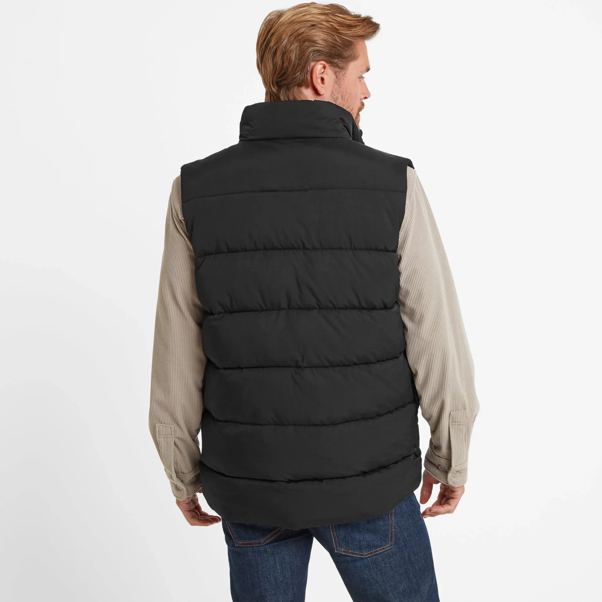 Lomax Mens Padded Gilet - Black