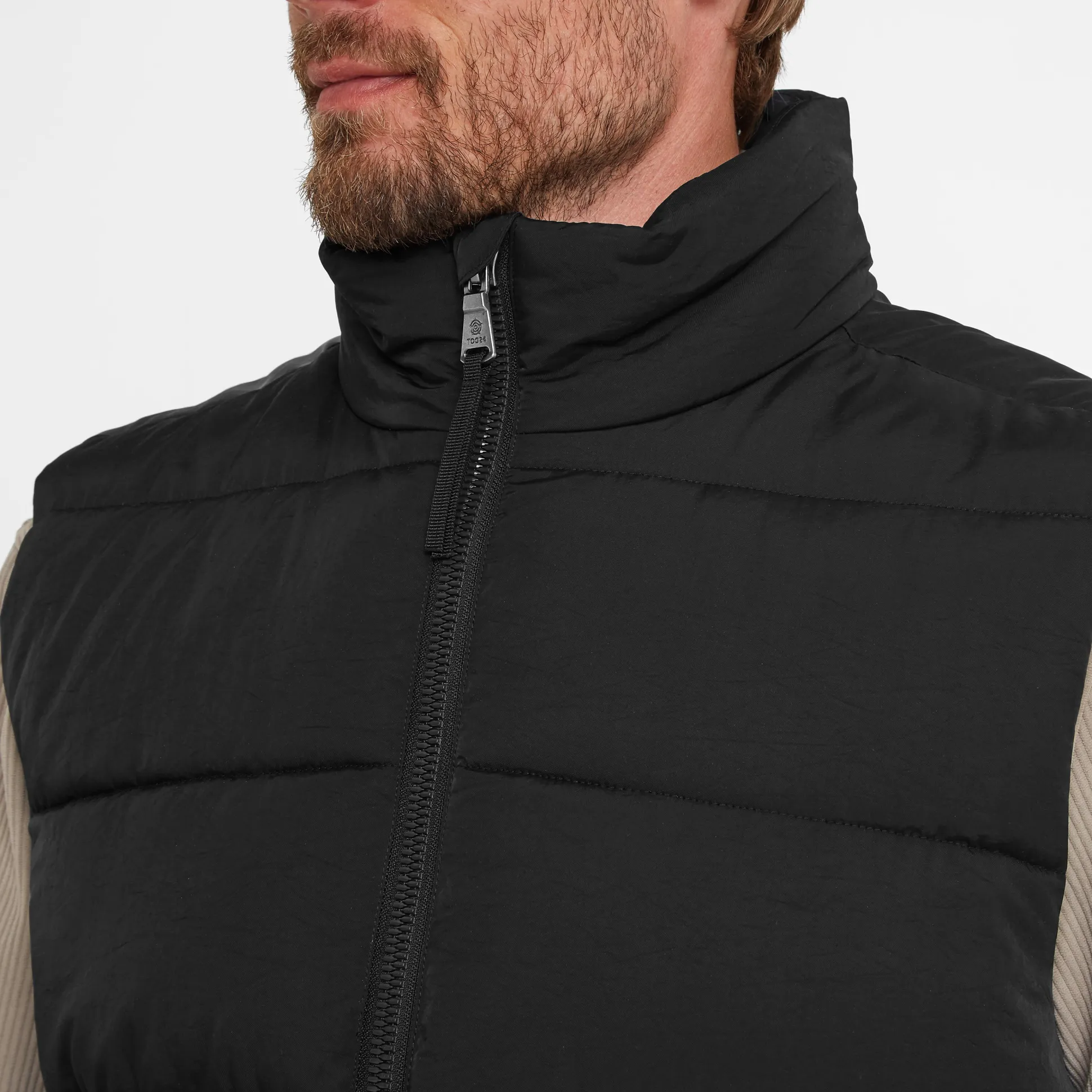 Lomax Mens Padded Gilet - Black