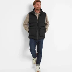 Lomax Mens Padded Gilet - Black
