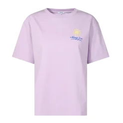 Lupin Womens Relaxed Fit Supersoft Emmy Lupin T-Shirt - Lilac Blossom