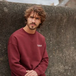 Lytham Mens Supersoft Sweat - Port
