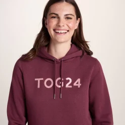 Magdalen Womens Supersoft Overhead Hoody - Burgundy