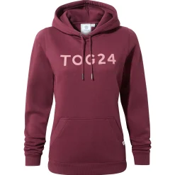 Magdalen Womens Supersoft Overhead Hoody - Burgundy
