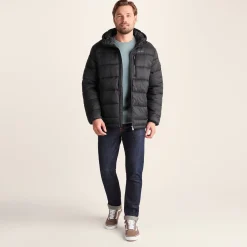 Maloney Mens Wind Resistant Insulated Jacket - Black