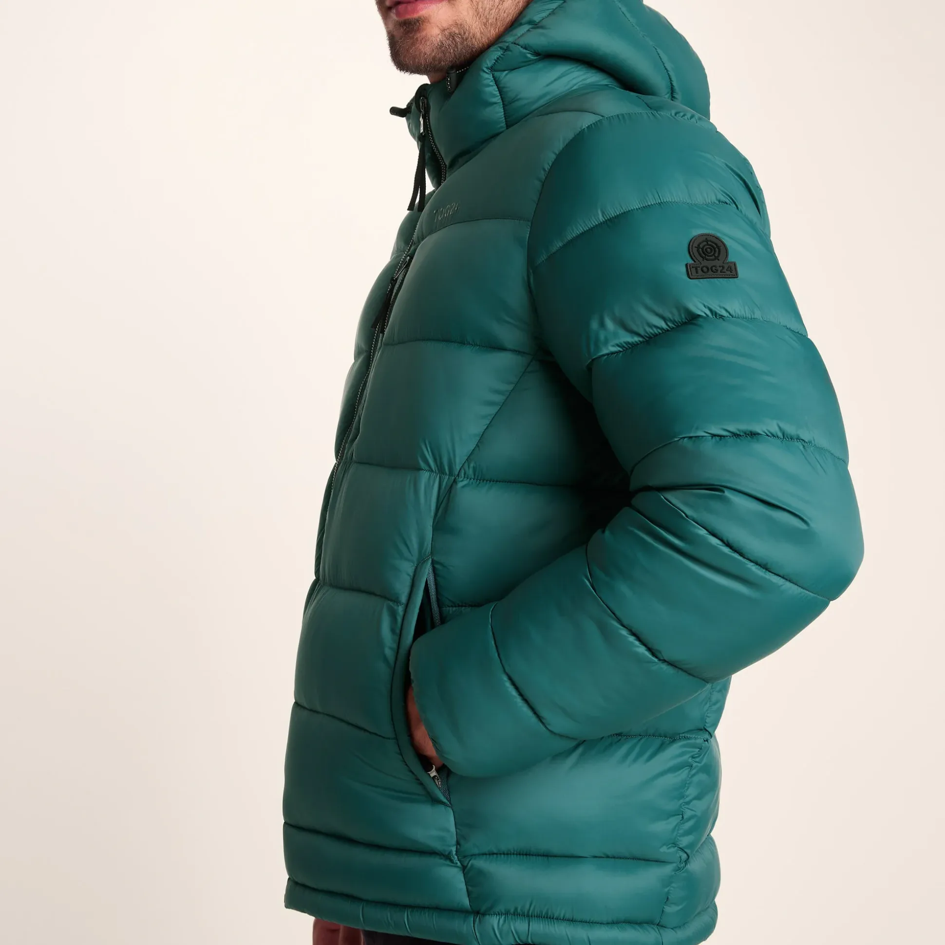 Maloney Mens Wind Resistant Insulated Jacket - Dark Turquoise