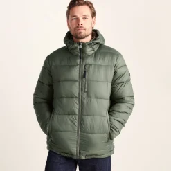 Maloney Mens Wind Resistant Insulated Jacket - Khaki
