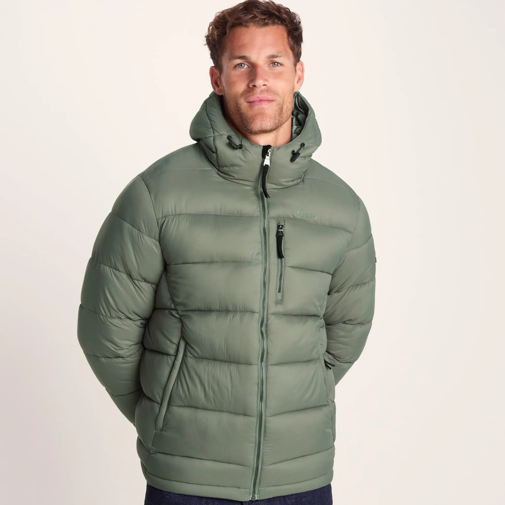 Maloney Mens Wind Resistant Insulated Jacket - Light Forest