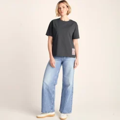 Margot Womens Supersoft Premium Relaxed Fit T-Shirt - Deep Slate
