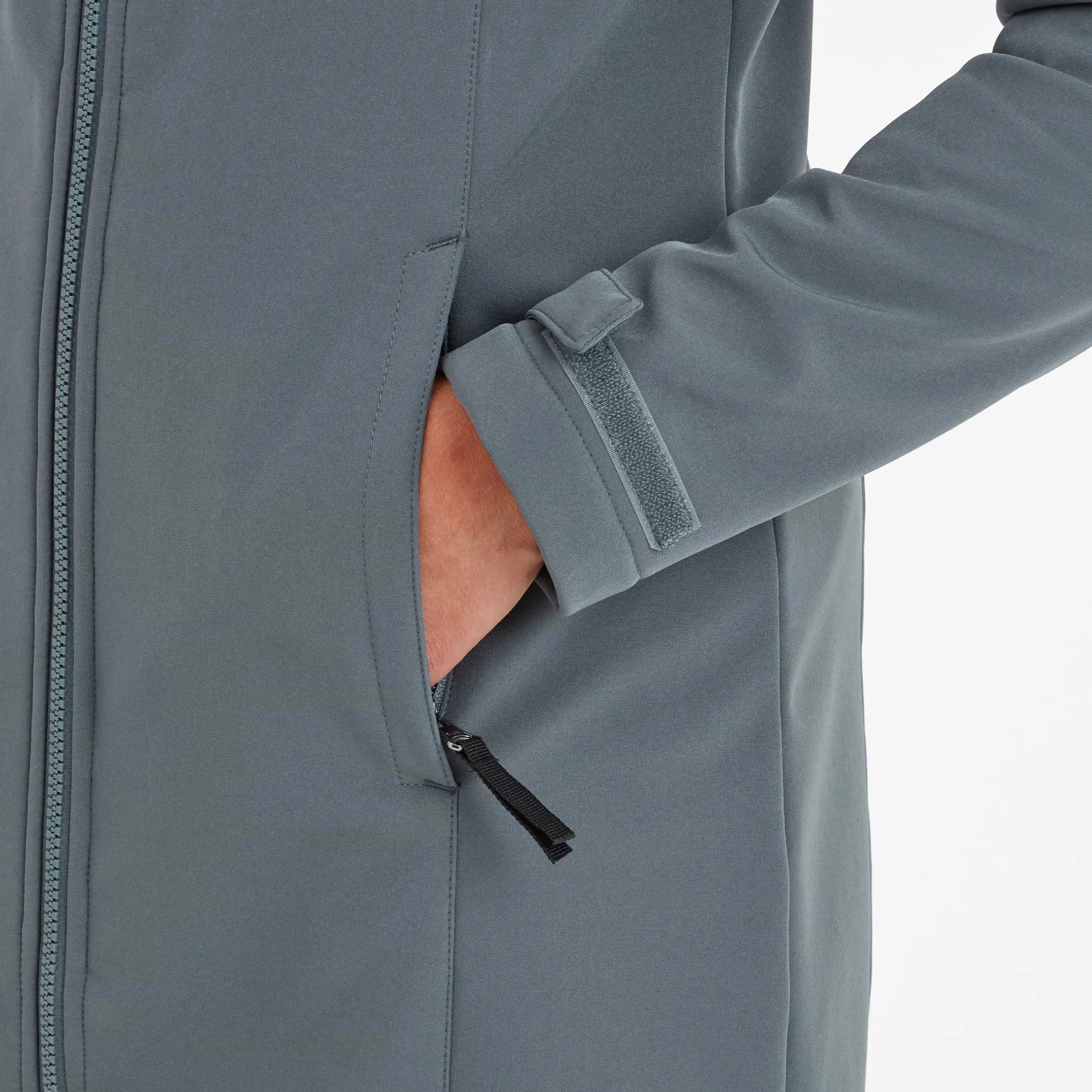 Marina Womens Long Water Resistant Softshell Jacket - Graphite