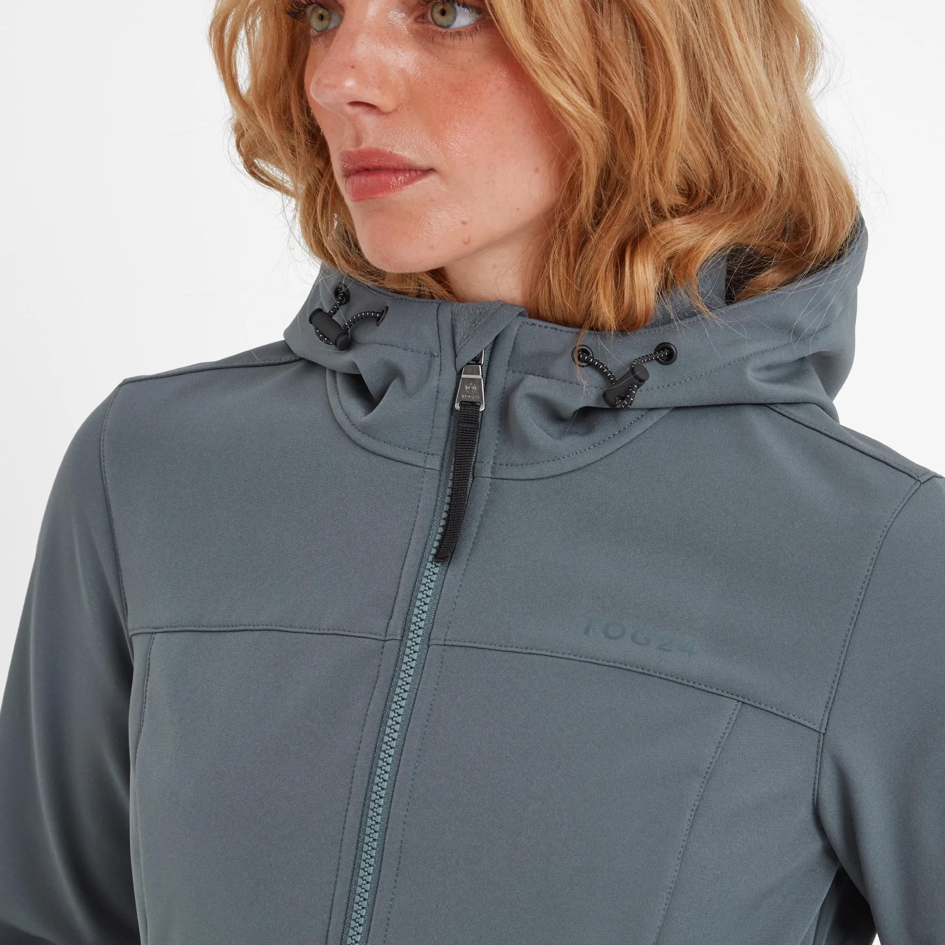 Marina Womens Long Water Resistant Softshell Jacket - Graphite