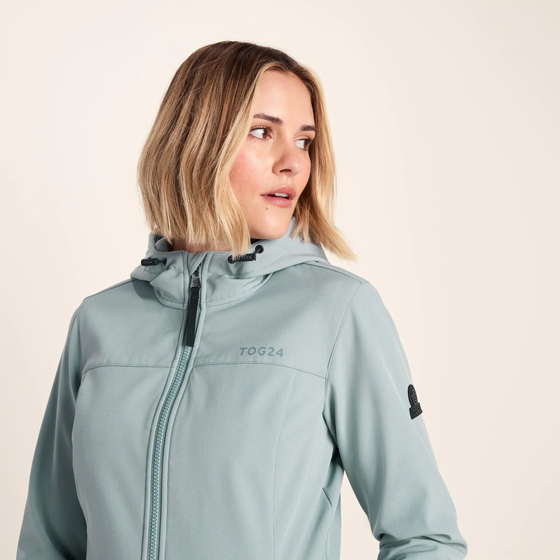 Marina Womens Long Water Resistant Softshell Jacket - Misty Grey