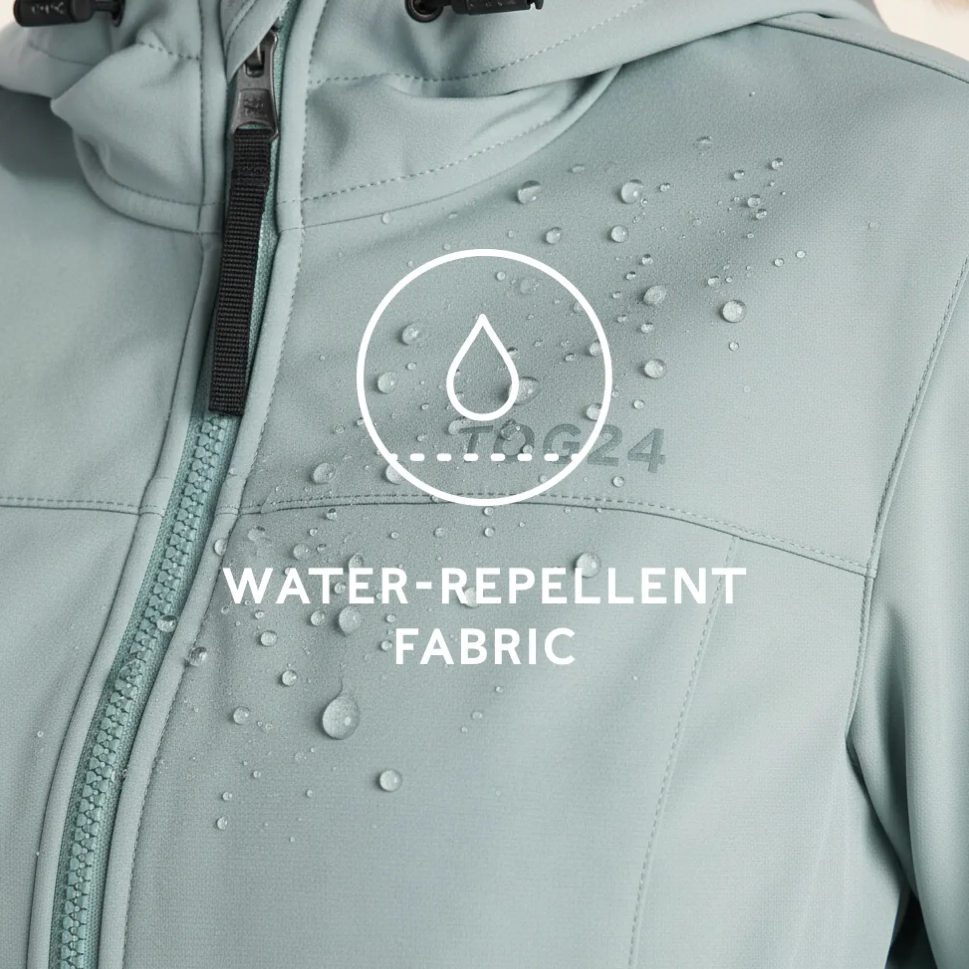 Marina Womens Long Water Resistant Softshell Jacket - Misty Grey