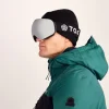 Megeve Cat 3 Lens Goggles - Matt Black/Silver