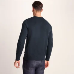 Mellor Mens Supersoft Cotton Rich Sweat - Dark Indigo