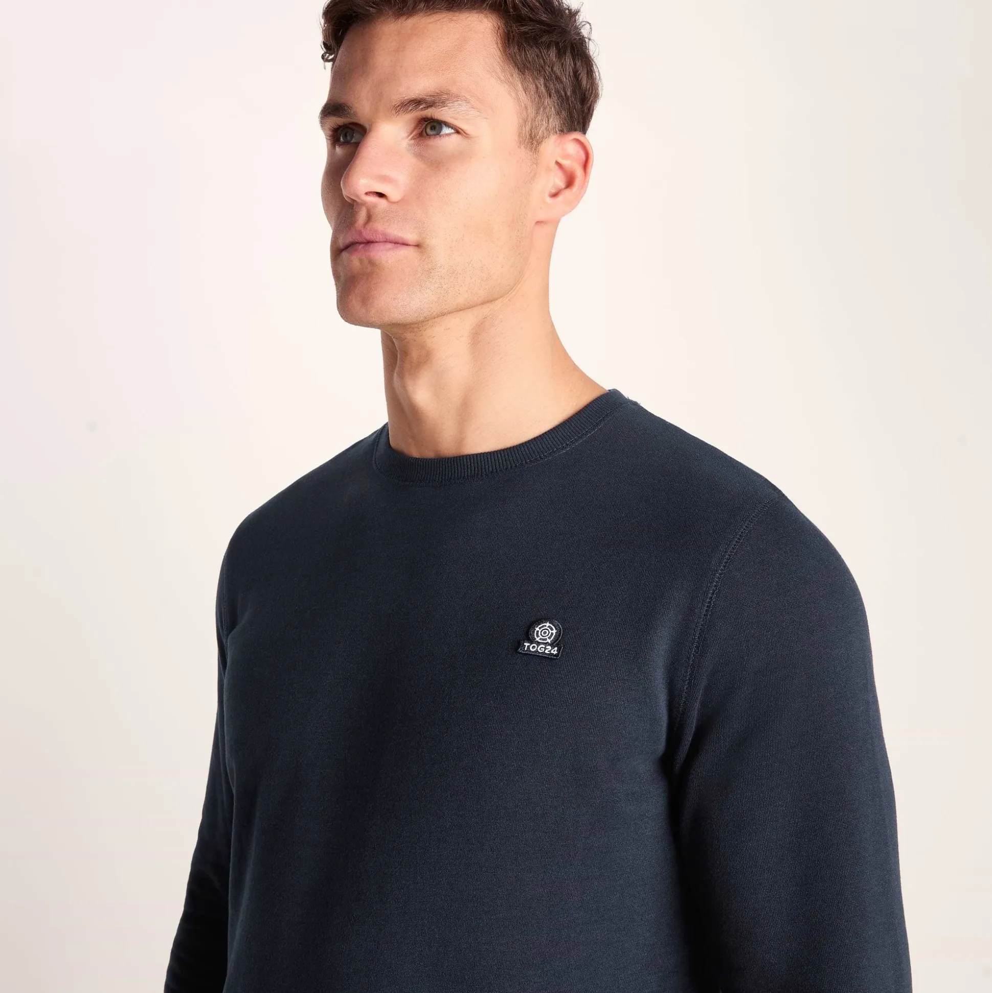 Mellor Mens Supersoft Cotton Rich Sweat - Dark Indigo