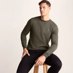 Mellor Mens Supersoft Cotton Rich Sweat - Dark Khaki
