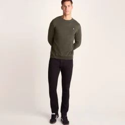 Mellor Mens Supersoft Cotton Rich Sweat - Dark Khaki