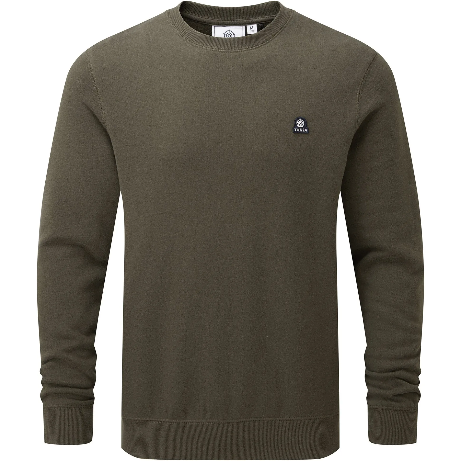 Mellor Mens Supersoft Cotton Rich Sweat - Dark Khaki