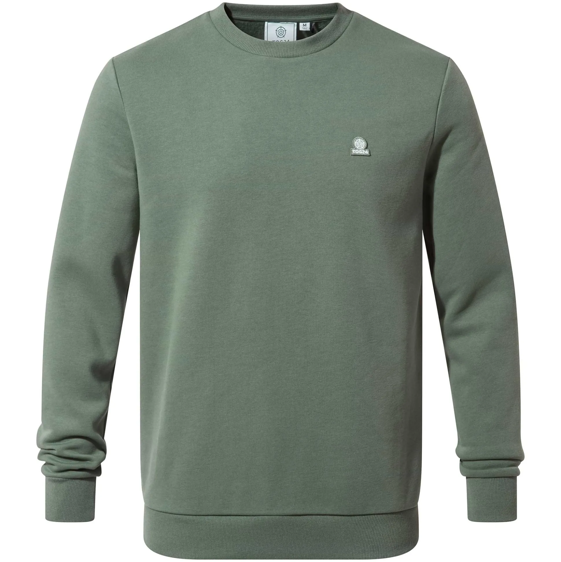 Mellor Mens Supersoft Cotton Rich Sweat - Light Forest