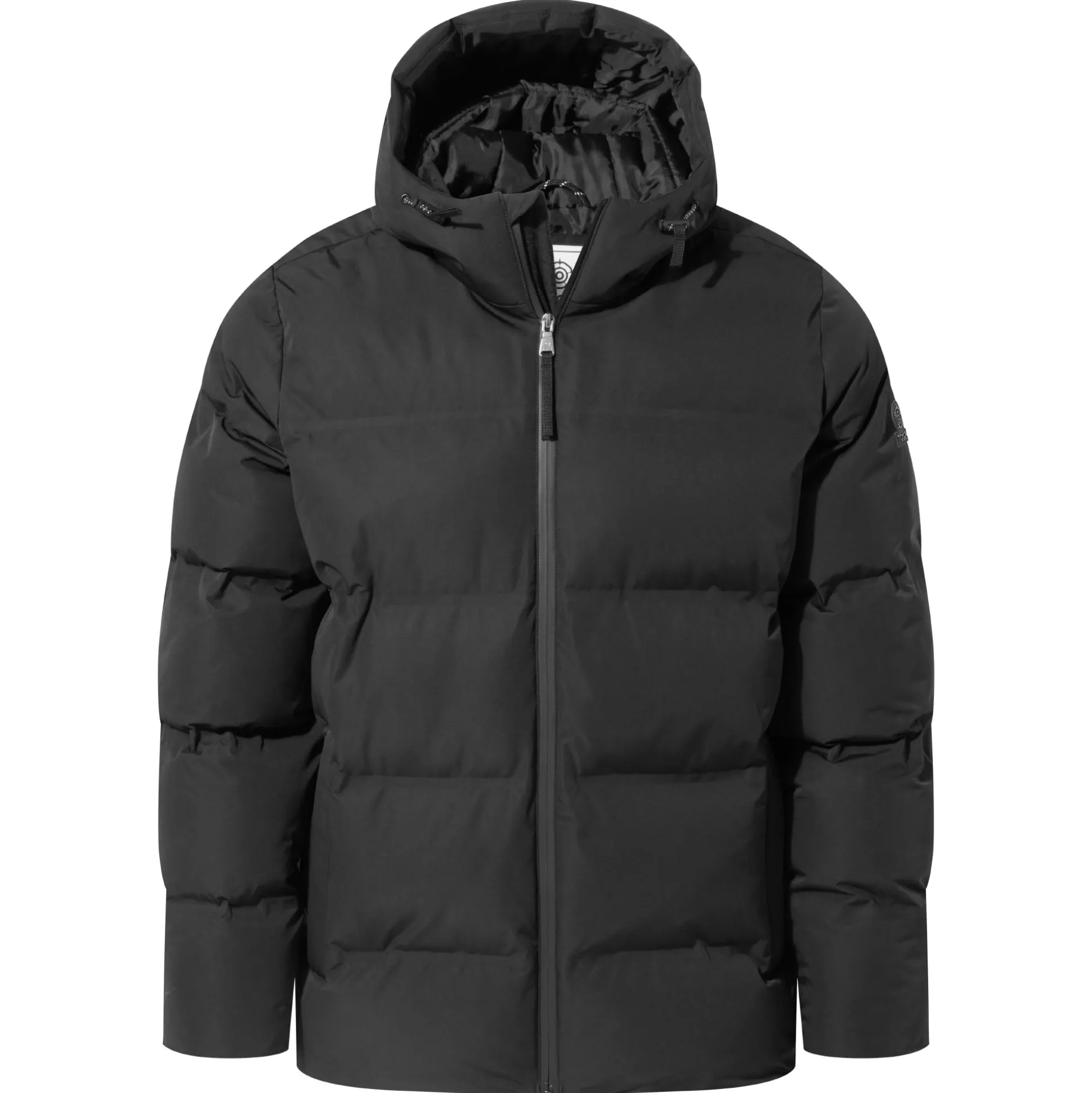 Menka Mens Shower Resistant Insulated Jacket - Black