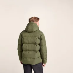 Menka Mens Shower Resistant Insulated Jacket - Khaki