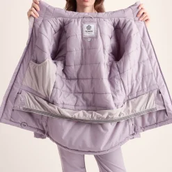 Meribel Womens Performance Waterproof Ski Jacket - Lavender Grey