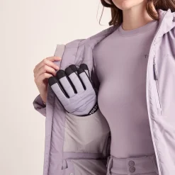 Meribel Womens Performance Waterproof Ski Jacket - Lavender Grey