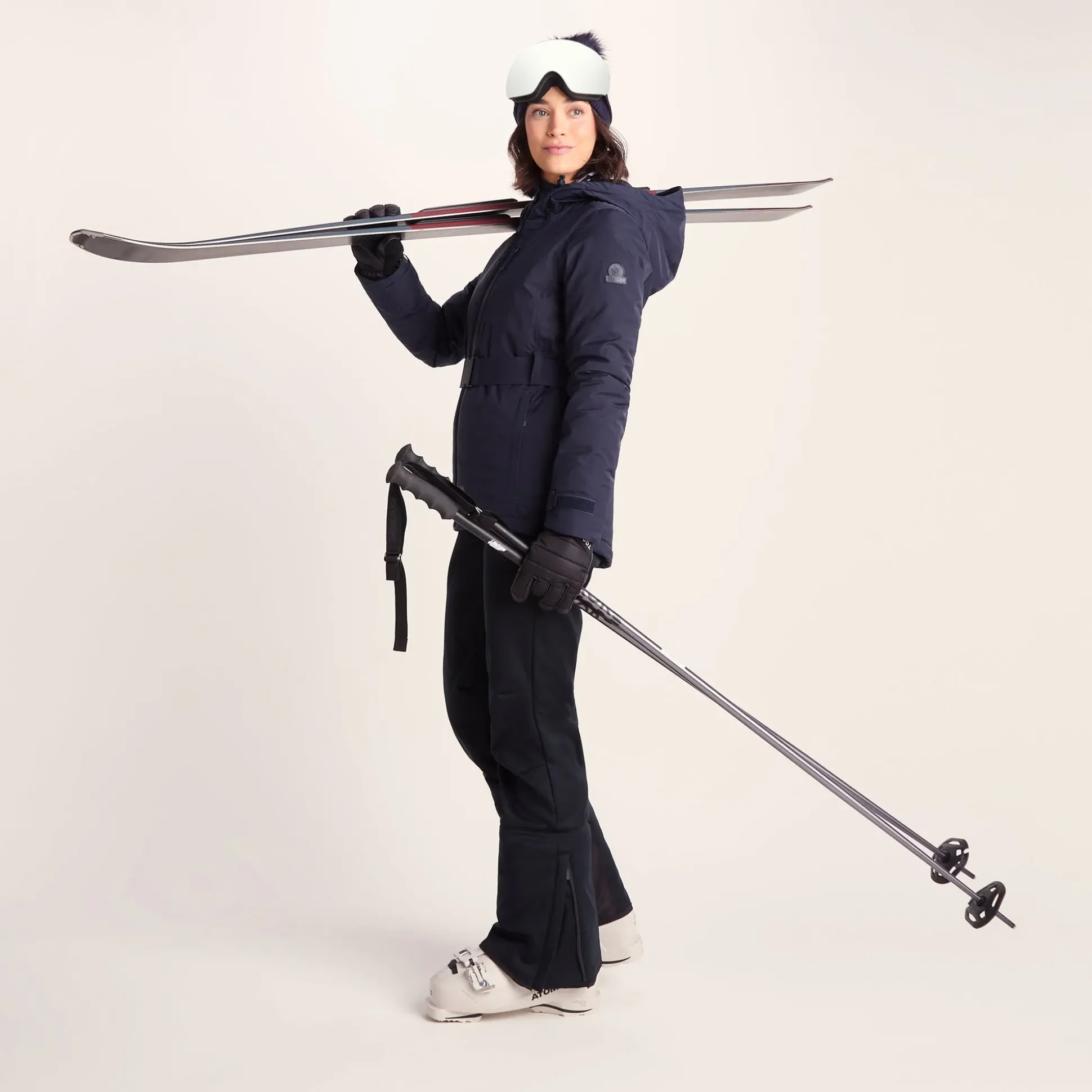 Meribel Womens Performance Waterproof Ski Jacket - Oxford Blue
