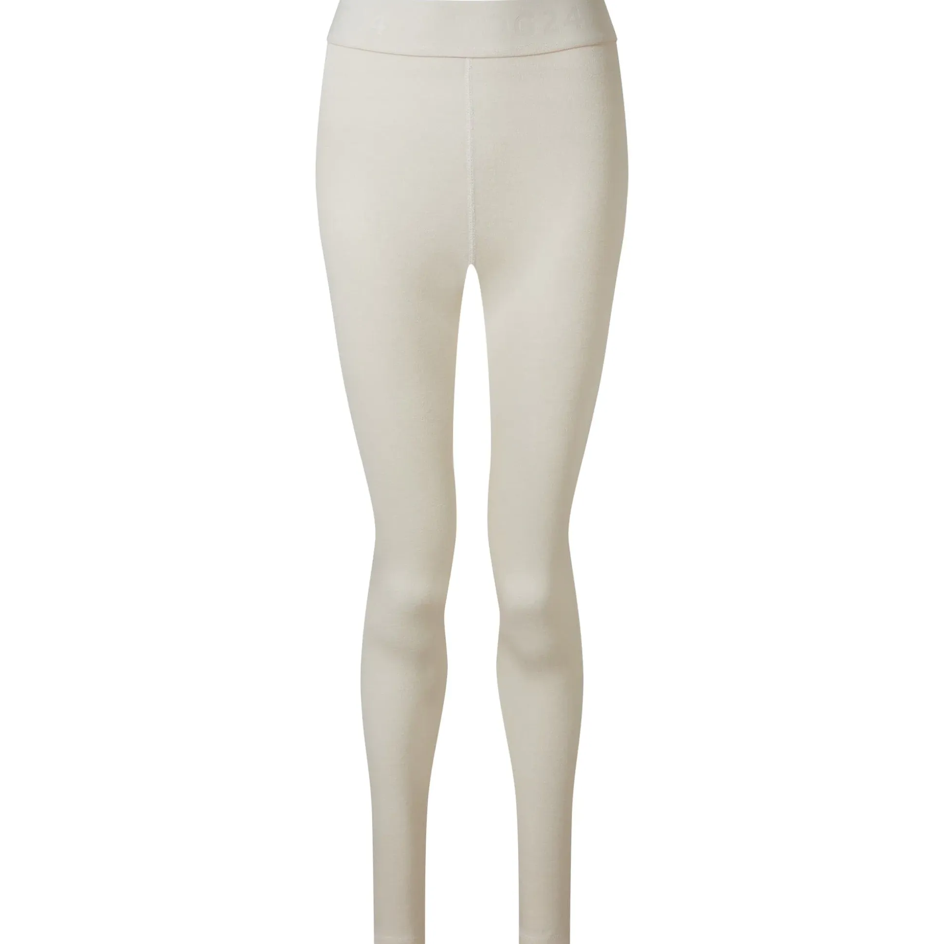 Meru Womens Cashmere Touch Base Layer Leggings - Off White