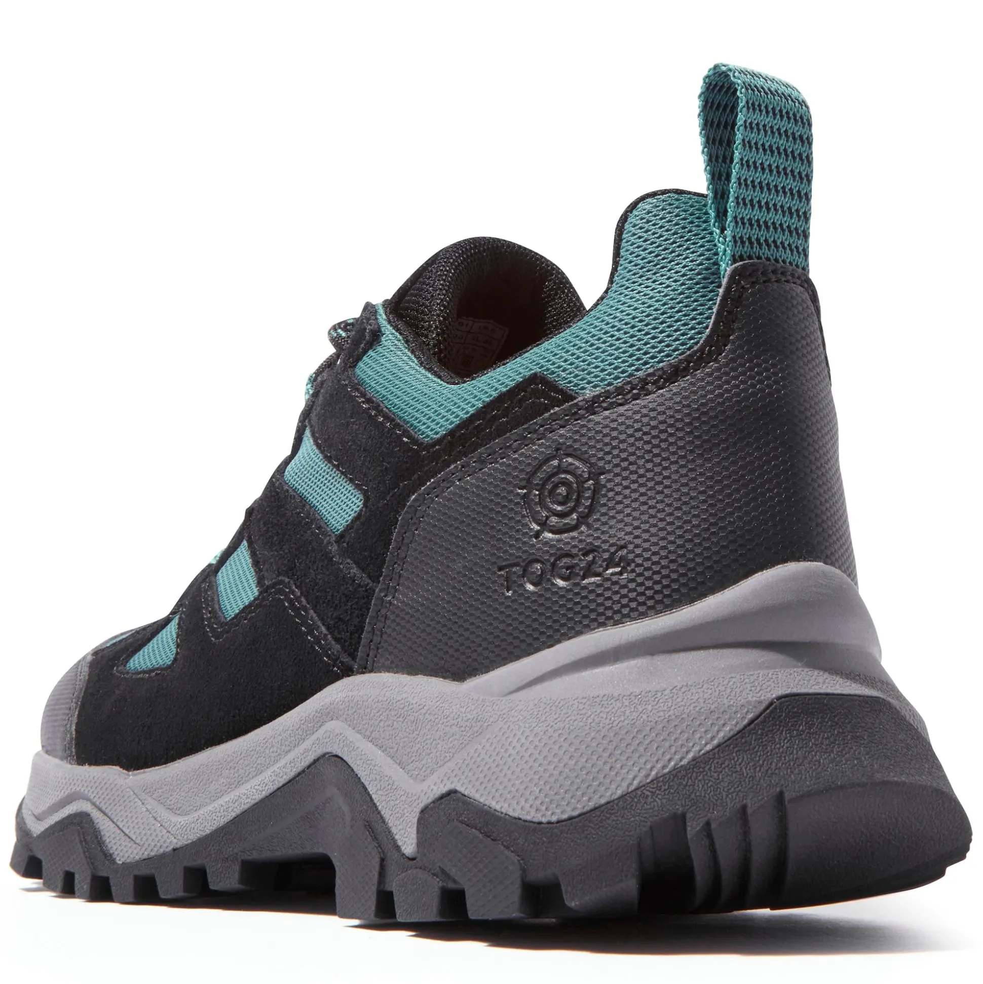 Mesa Womens Low Walking Shoe - Black/Teal