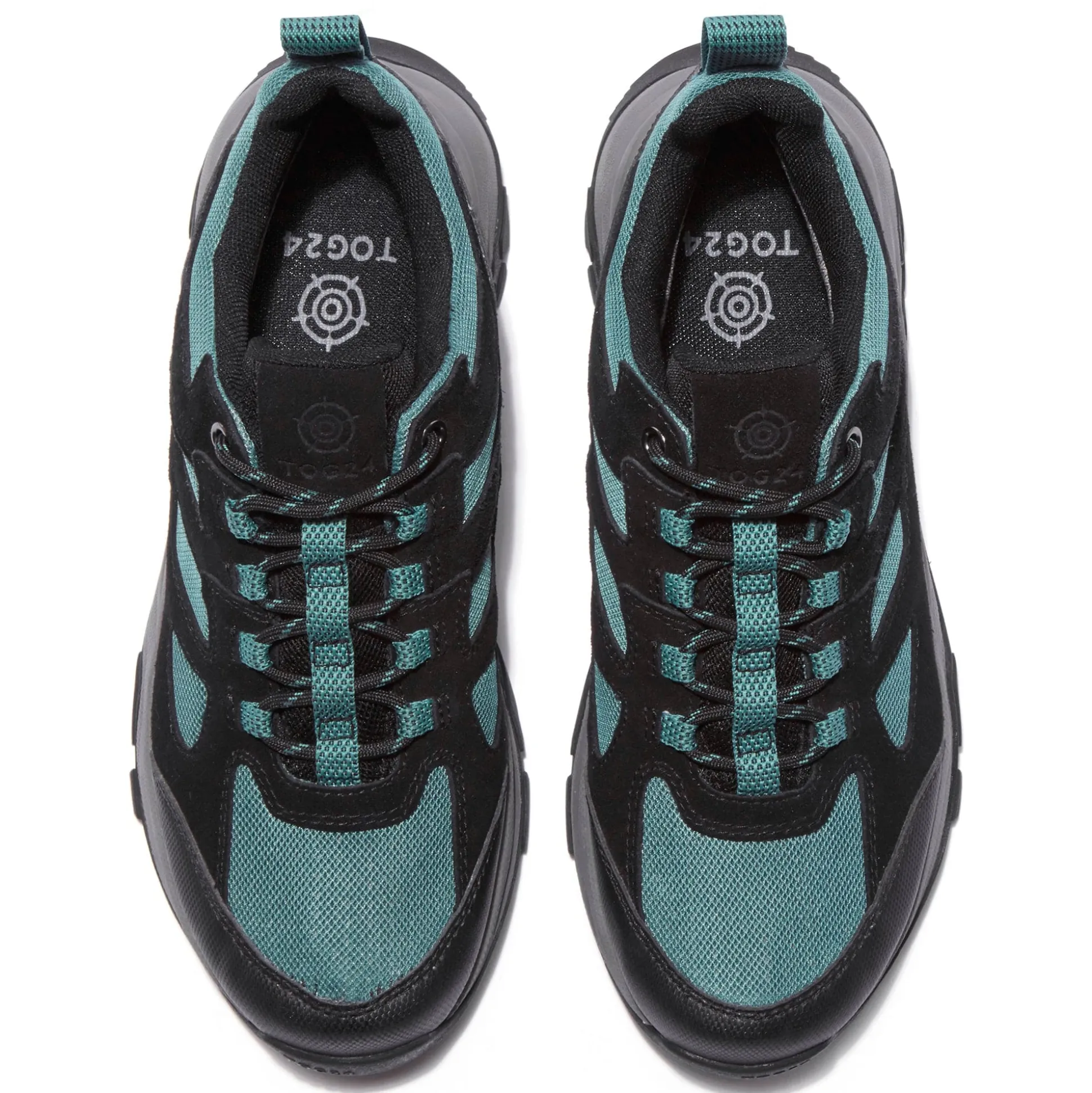 Mesa Womens Low Walking Shoe - Black/Teal