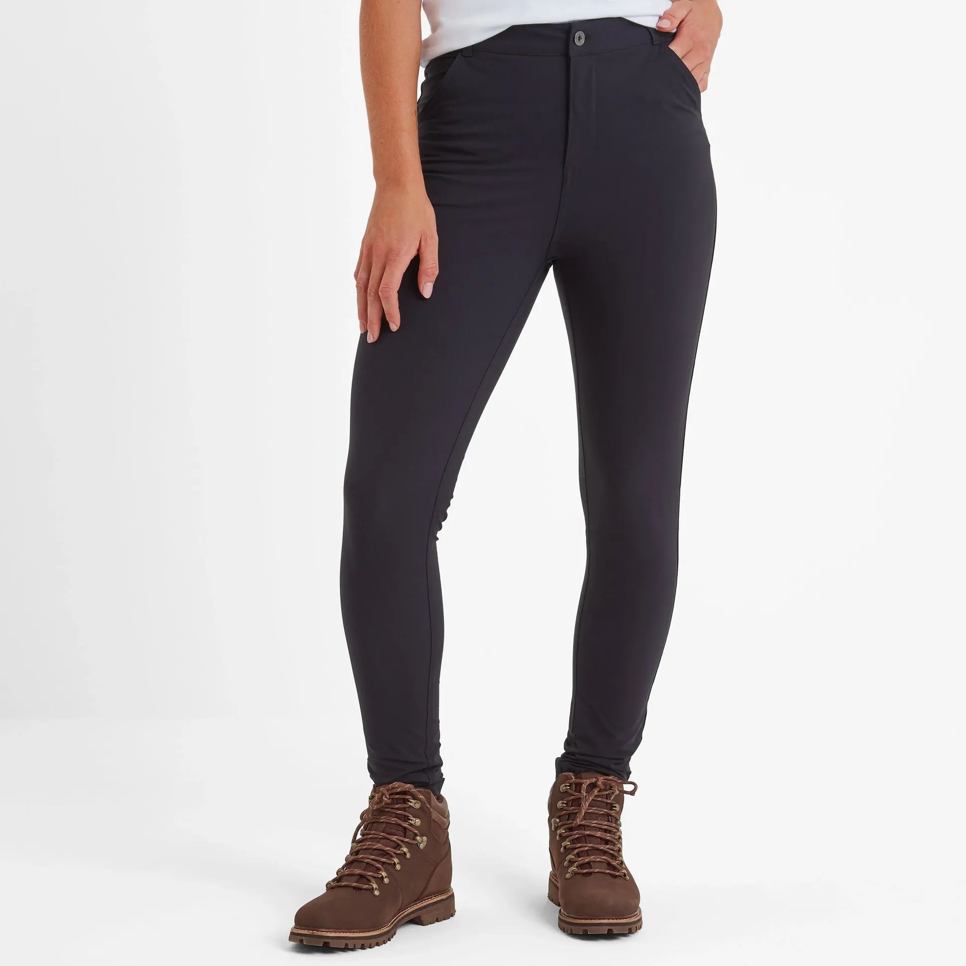 Milton Womens Water Resistant Slim Trouser Short - Black