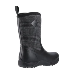 Muck Boots Arctic Weekend Pull On Wellington Boot Womens - Black/Plaid
