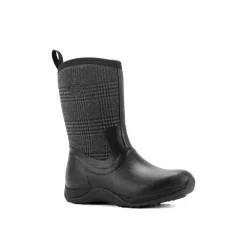 Muck Boots Arctic Weekend Pull On Wellington Boot Womens - Black/Plaid