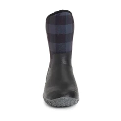 Muck Boots Muckster II Mid Womens Wellington - Black/Grey Plaid
