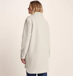 Nayla Womens Long Shacket - Warm Cloud