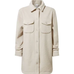 Nayla Womens Long Shacket - Warm Cloud