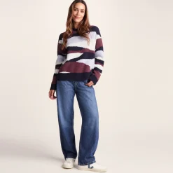Niamh Womens Chunky Knitted Jumper - Landscape Knit
